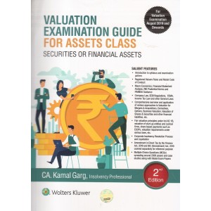 Wolters Kluwer's Valuation Examination Guide for Assets Class Securities or Financial Assets 2019 by CA. Kamal Garg